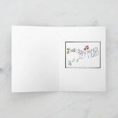 "音楽的な誕生日" カード (内部)