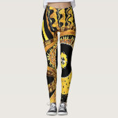 音楽的な金 レギンス (正面)