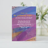 音楽的な飛行の鳩の（ユダヤ教の）バル・ミツバーのパーティーの披露宴カード エンクロージャーカード (スタンド正面)