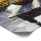 音楽的に傾いたポスター ポスター (角)