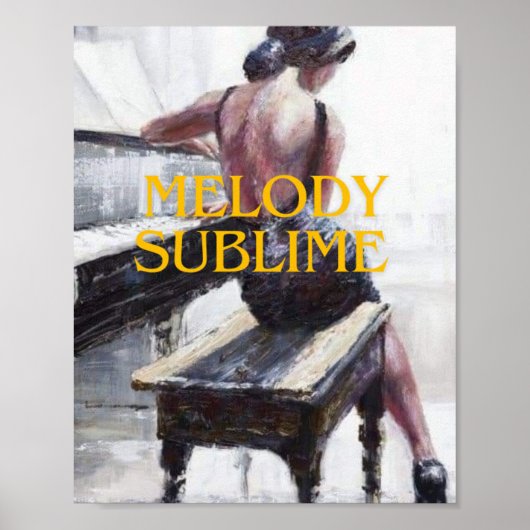 音楽的に傾いたポスター ポスター (正面)