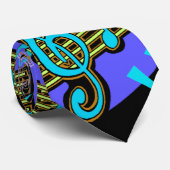 音楽的に傾向があるデザインのネクタイ ネクタイ (ロール)