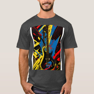 音楽的次元を破壊する宇宙のベースリフのための Tシャツ