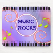 音楽石! マウスパッド (正面)