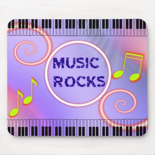 音楽石! マウスパッド (正面)