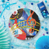 音楽祝 ペーパープレート (パーティー)