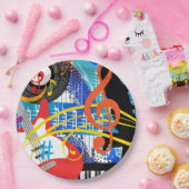 音楽祝 ペーパープレート (パーティー)