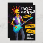 音楽祭招待状 招待状 (正面/裏面)