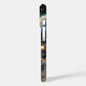 音楽空間に浮かぶエレクトリックギターのカバー Case-Mate iPhoneケース (裏面 / 左)