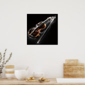 音楽素晴らしバイオリン ポスター (キッチン)