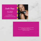 音楽結婚式の歌手の写真の名刺 名刺 (正面/裏面)