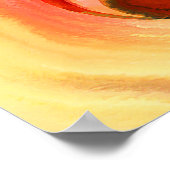 音楽絵画と韻の主題に関する抽象芸術 ポスター (角)