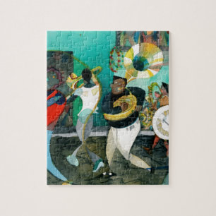 音楽絵画"ニュー・オーリンズジャズ" ジグソーパズル