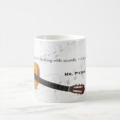音楽考えるはサウンドギターだ コーヒーマグカップ (中央)