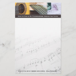 音楽考えるはサウンドギターだ 便箋