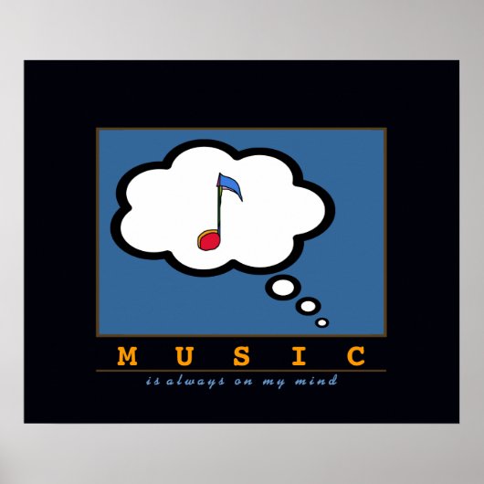 音楽考え音楽 ポスター (正面)