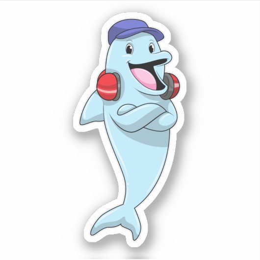 音楽聞に合う シール (正面)