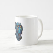 音楽聞の犬 コーヒーマグカップ (正面右)