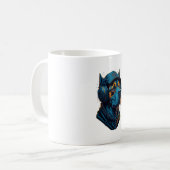 音楽聞の犬 コーヒーマグカップ (正面左)