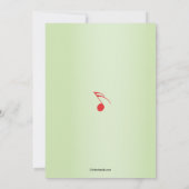 音楽聞リサイタル招待状へ 招待状 (裏面)