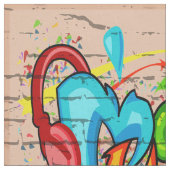 音楽落書きの壁の生地 ファブリック (クローズアップ)