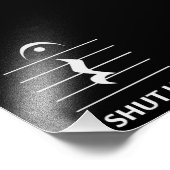 音楽表記法でシャットダウン フォトプリント            (角)