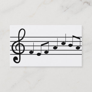 音楽表記法 名刺