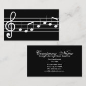 音楽表記法 名刺 (正面/裏面)