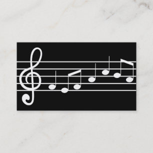 音楽表記法 名刺