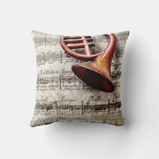 音楽装飾用クッションの角のオーナメント クッション (裏面)