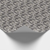 音楽記名式ラッピング紙 ラッピングペーパー (角)