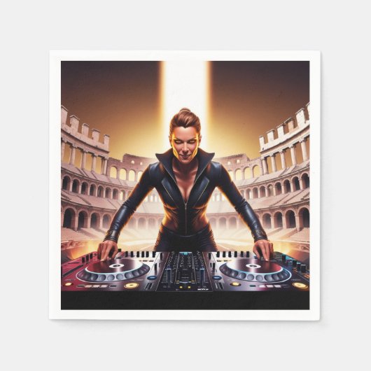 音楽設計紙ナプキン スタンダードカクテルナプキン (正面)