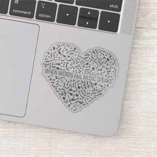 音楽話カスタムカット シール