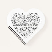 音楽話ハート ノートブック (正面)