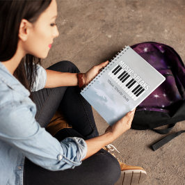 音楽話パーソナライズされた感動的引用文 ノートブック