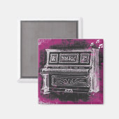 音楽話磁石 マグネット (正面/裏面)