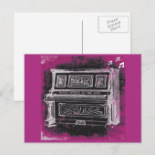 音楽話葉書 ポストカード (正面/裏面)