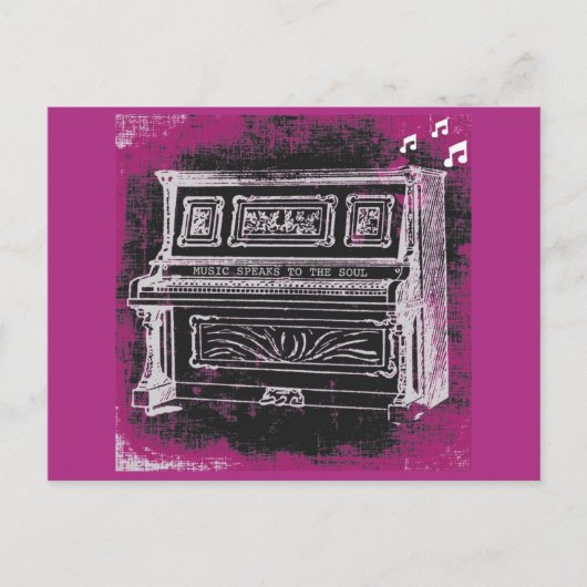 音楽話葉書 ポストカード (正面)