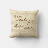 音楽話 クッション (正面)