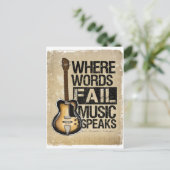 音楽話 ポストカード (スタンド正面)