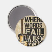 音楽話 マグネット (正面/裏面)