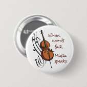音楽話 缶バッジ (正面&裏面)