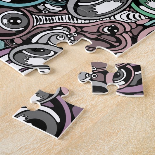 音楽象 ジグソーパズル (側面)