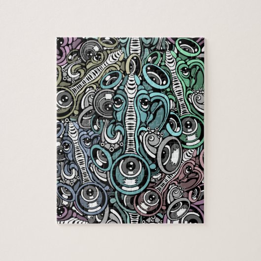 音楽象 ジグソーパズル (縦)