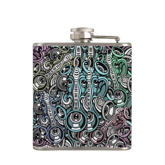 音楽象 フラスク (裏面)