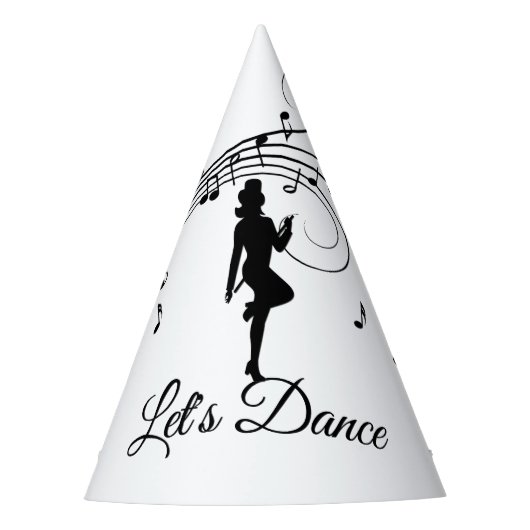 音楽踊りへのハイステップカスタム パーティーハット (正面)