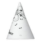 音楽踊りへのハイステップカスタム パーティーハット (右)