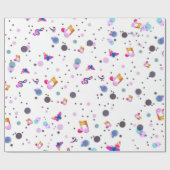 音楽踊り ラッピングペーパー (フラット)