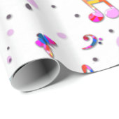 音楽踊り ラッピングペーパー (ロールコーナー)