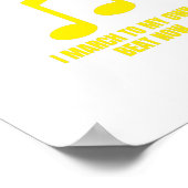 音楽退職した先生私は今、自分のビートに行進.p ポスター (角)